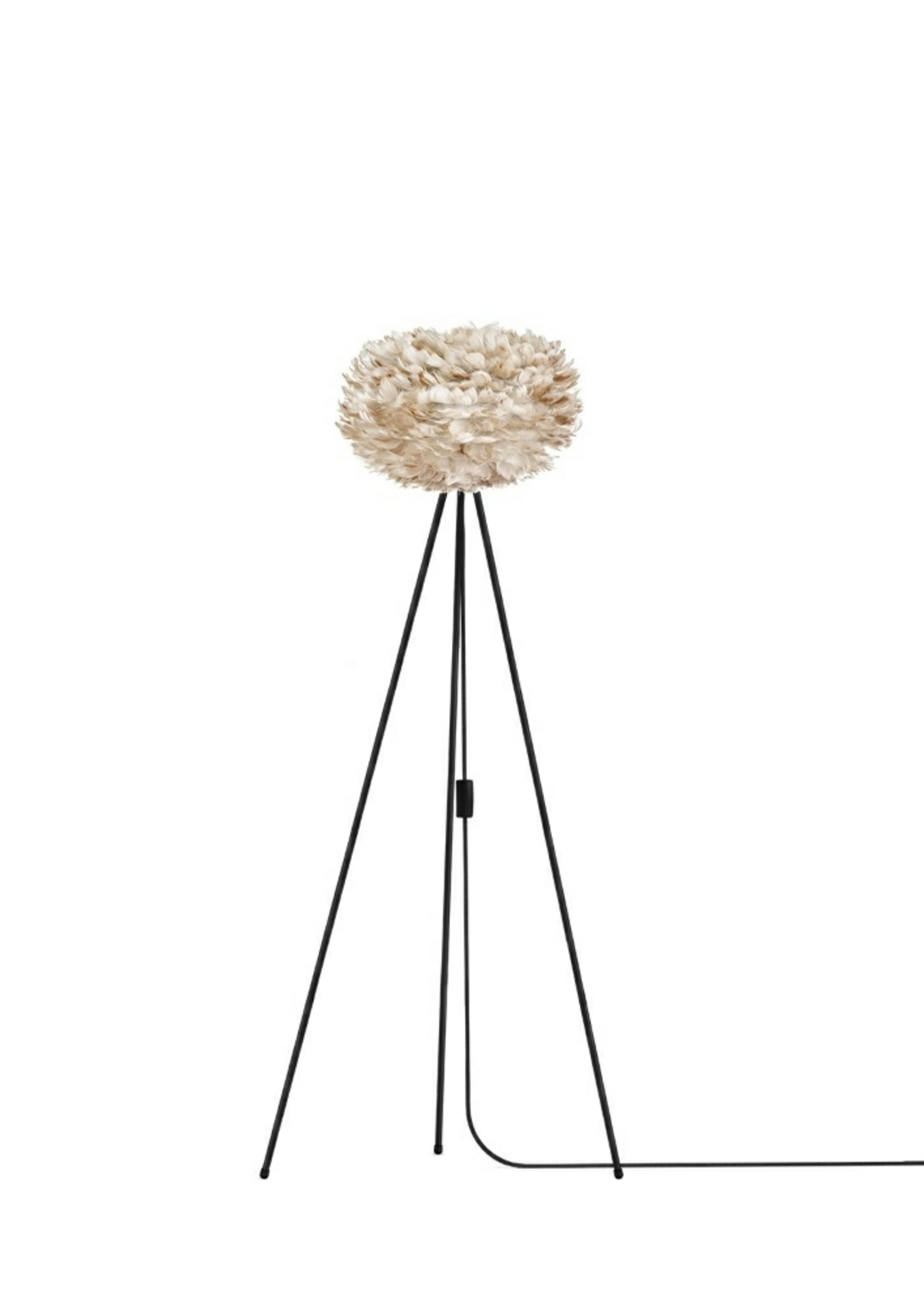 Eos Floor Lamp Medium Light Brown/Black - UMAGE